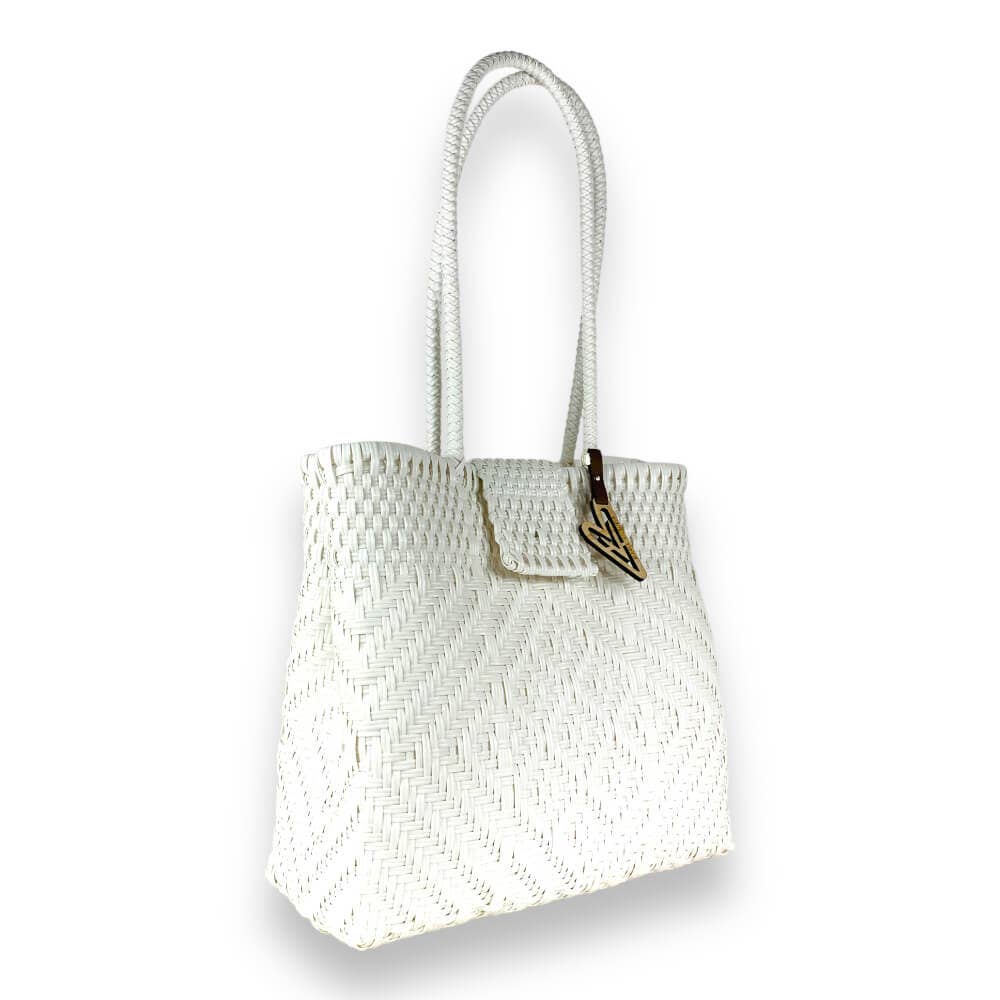 Maria Victoria Women's Shoulder Bag - TC SEASHELL, Monochrome White