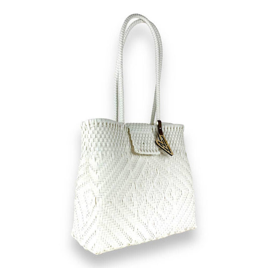 Maria Victoria Women's Shoulder Bag - TC SEASHELL, Monochrome White