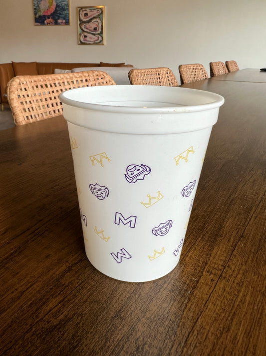 Mardi Gras Plastic Cups - Official Mardi Gras in Mobile Logo