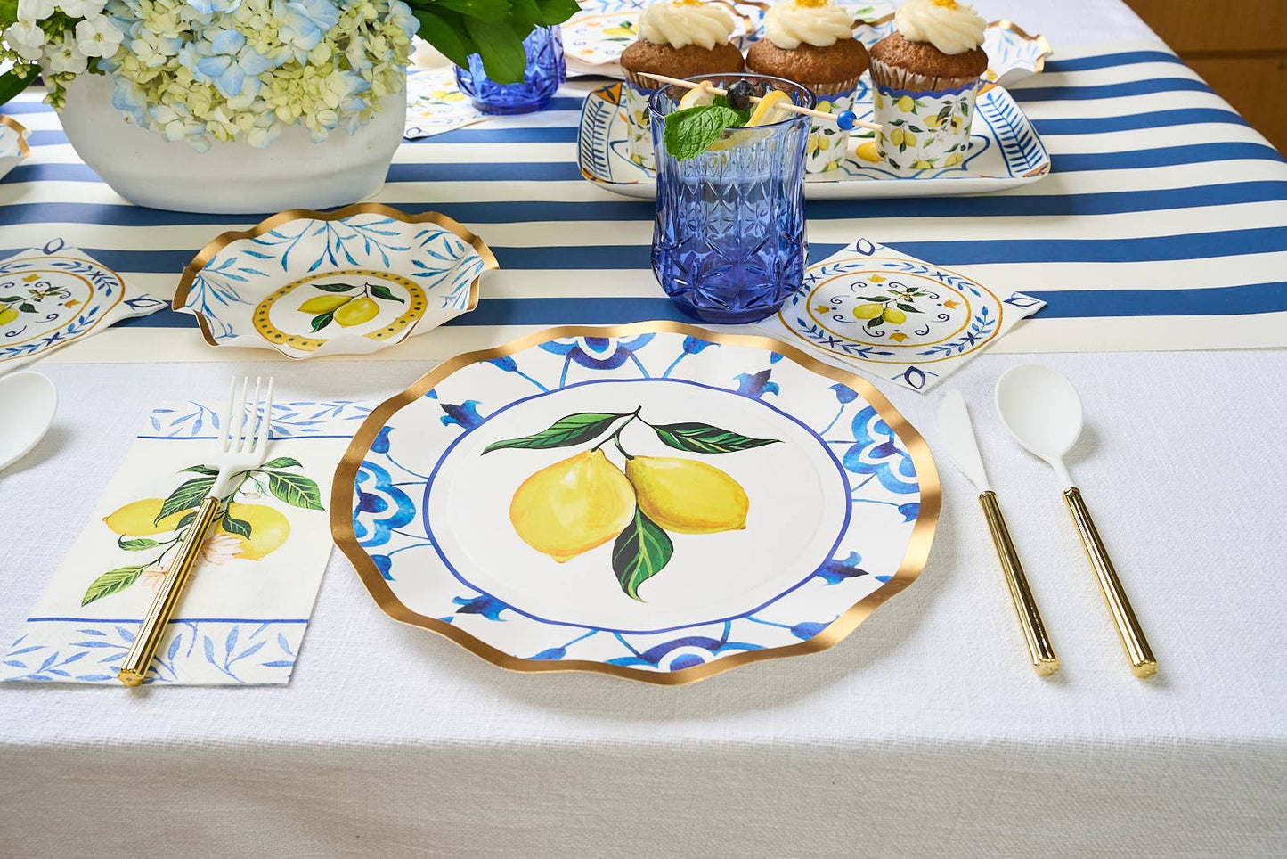 Dinner Plate - Capri Coast Foil (8-Pack)