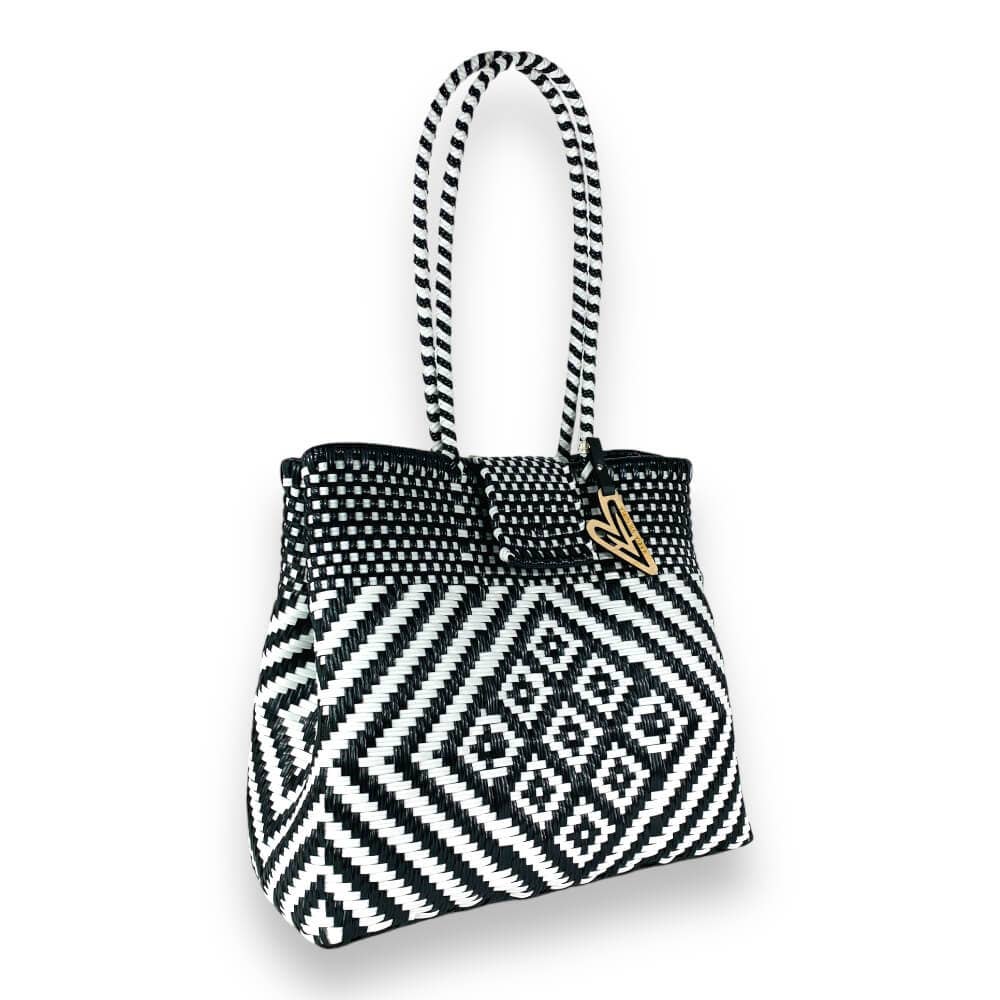 Maria Victoria Women's Shoulder Bag - TC MOONLIGHT, Black and White
