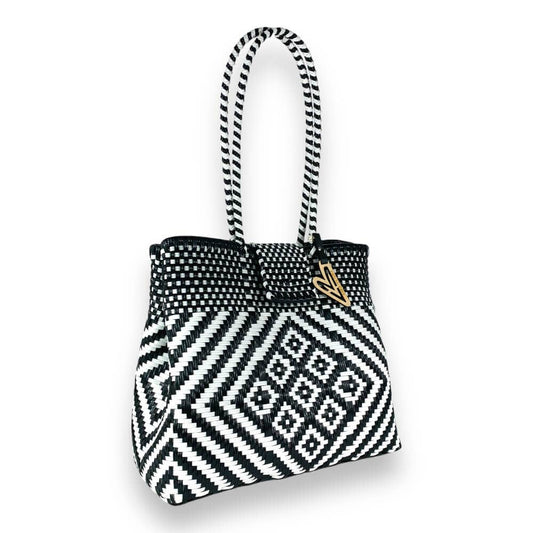 Maria Victoria Women's Shoulder Bag - TC MOONLIGHT, Black and White