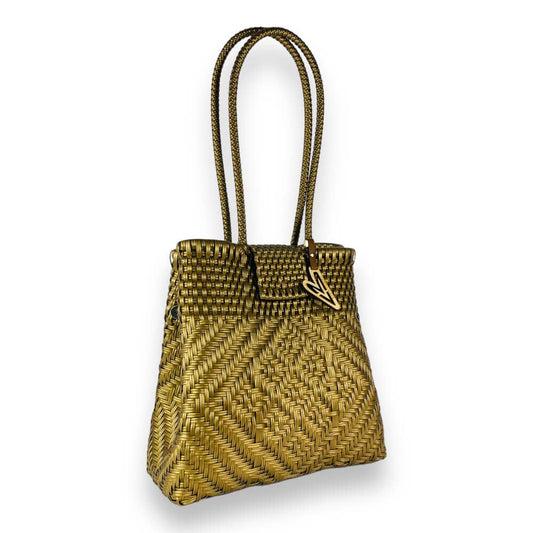Maria Victoria Women's Shoulder Bag - TC SAND, Monochrome Gold