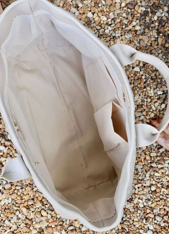 Melissa Tote Bag NUDE QUILTED DQ: Default