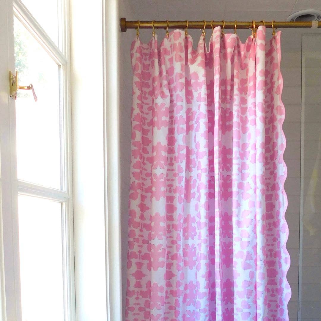 Chintz Pink Shower Curtain: Standard, 72" x 72"