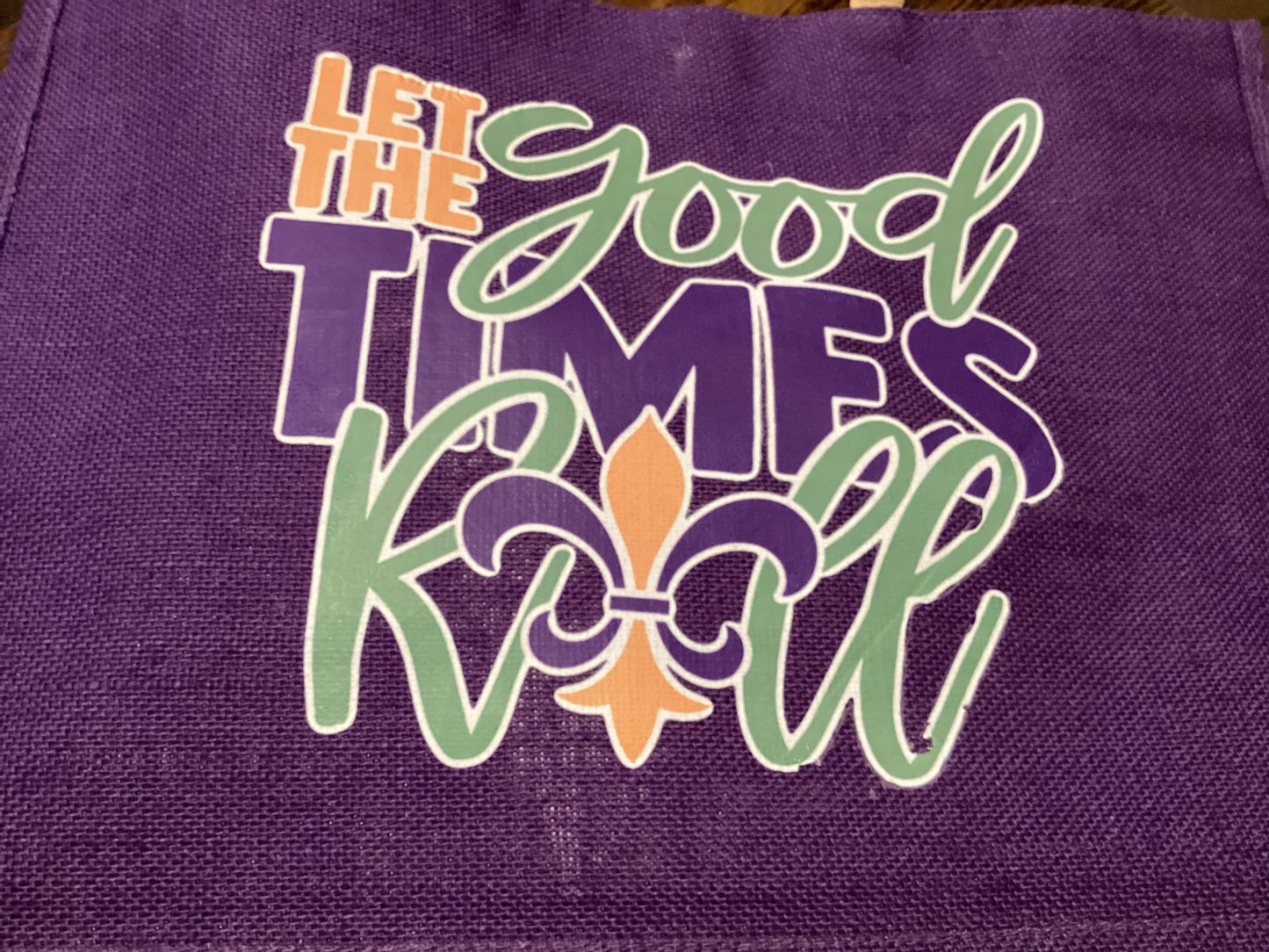 Mardi Gras Tote Bag - Let the good times roll