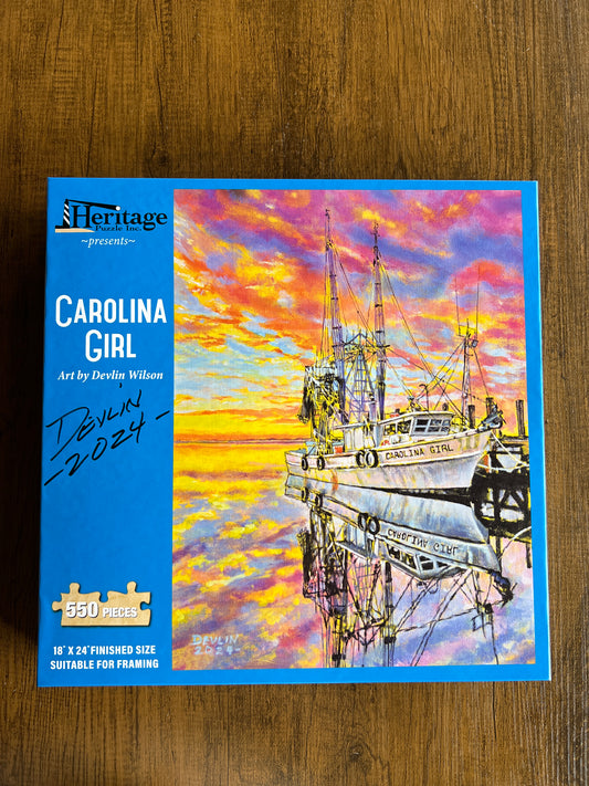 Delvin Wilson Puzzle - "Carolina Girl" (550 Pieces)