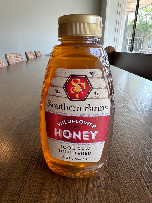 Southern Farms Wildflower Honey - 16oz