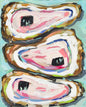 "Oysters on Aqua" Print by Maren Devine - 16" x 20"